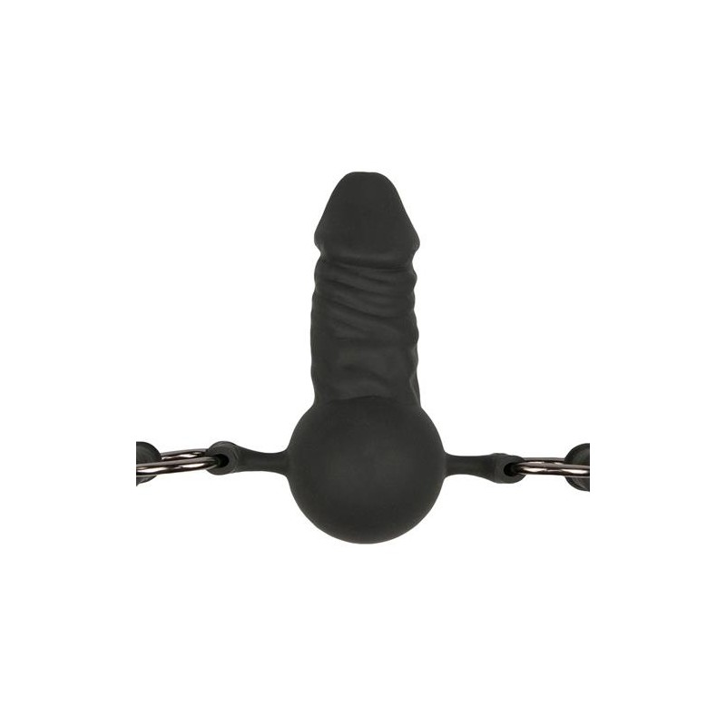 Knebel-Ball Gag With Silicone Dong